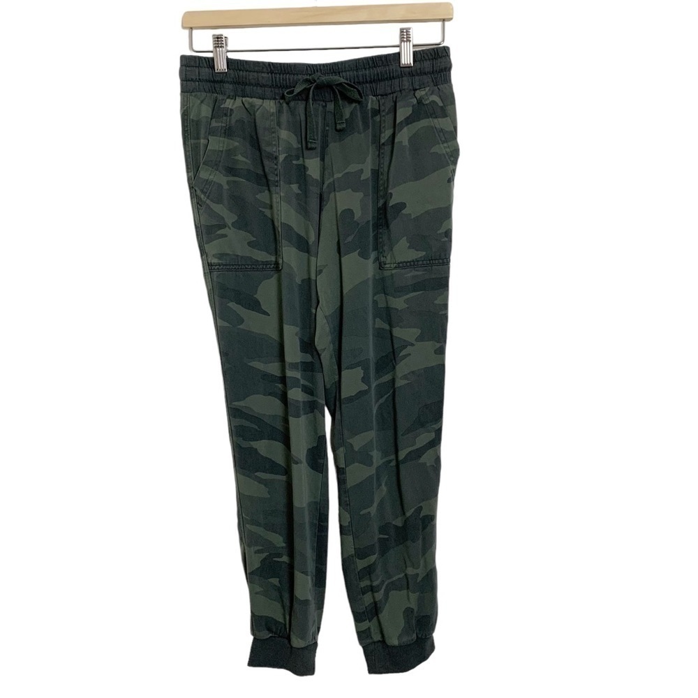 Splendid Boardwalk Green Camo Camouflage Joggers Size Small